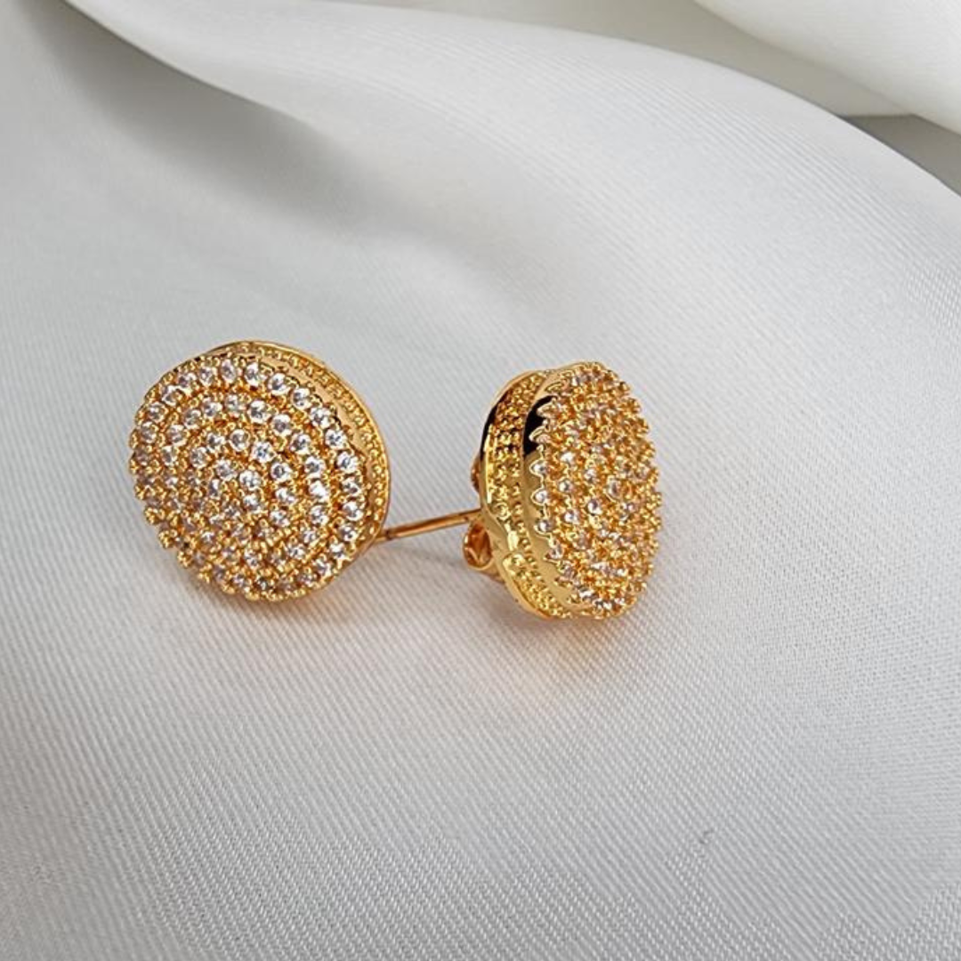 Best Golden Stone-Studded Earrings: Timeless Elegance