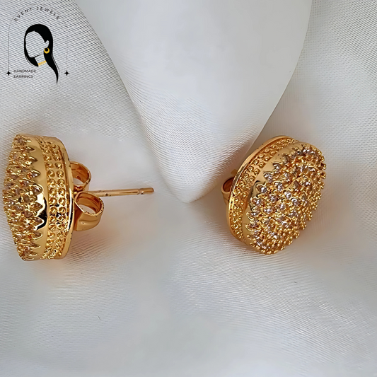 Best Golden Stone-Studded Earrings: Timeless Elegance